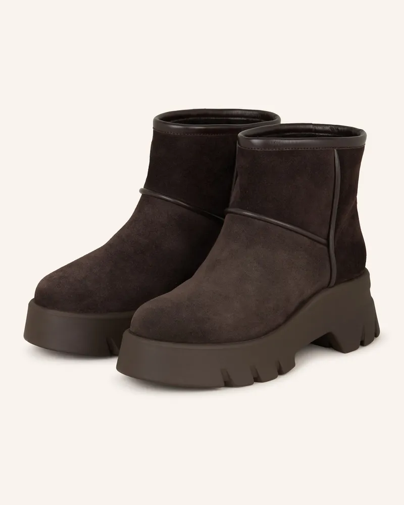 Gianvito Rossi Plateau-Boots Dunkelbraun