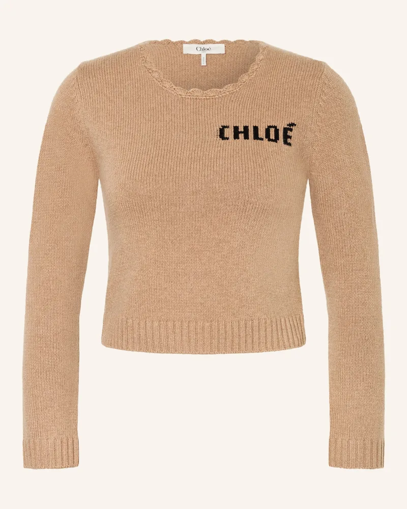 Chloé Pullover braun Hellbraun