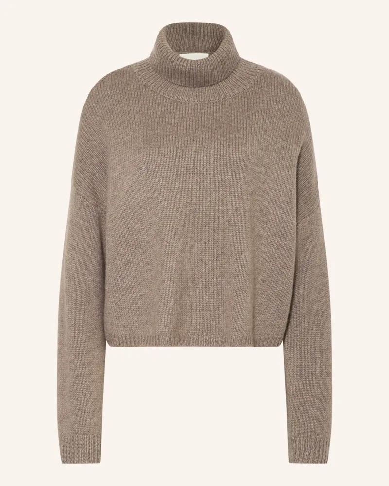 Lisa Yang Rollkragenpullover Zerlina Aus Cashmere beige Taupe