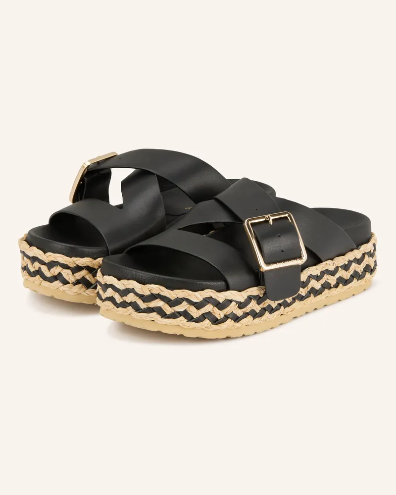 Paloma Barceló Plateau-Sandalen Vienna schwarz Schwarz