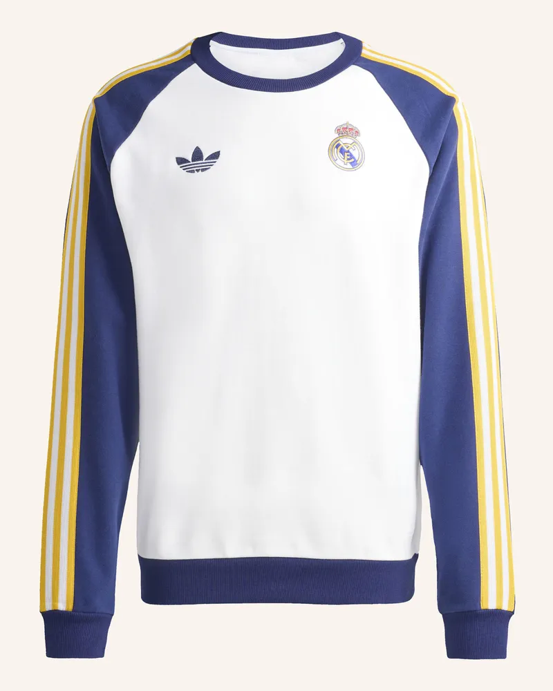 adidas Real Madrid Originals Sweatshirt weiss Weiss