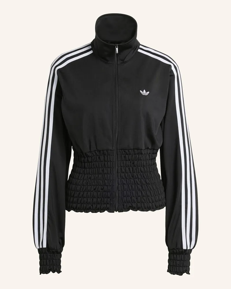 adidas Gesmoktes Firebird Track Top schwarz Schwarz