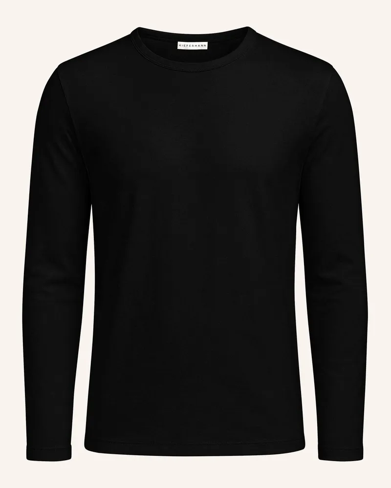 KIEFERMANN Kiefermann Langarmshirt Aus Baumwolle Und Elasthan Jolian schwarz Schwarz