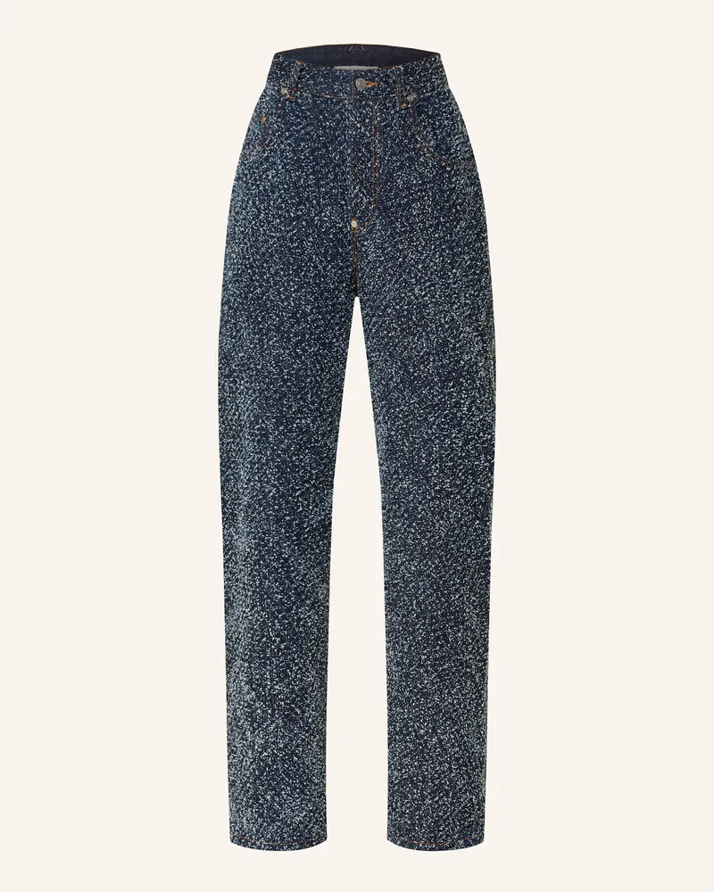 Stella McCartney Bouclé-Hose blau 4224