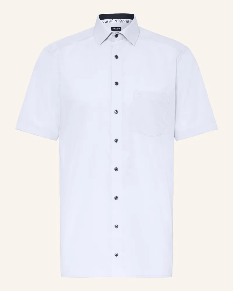 Olymp Kurzarm-Hemd Luxor Modern Fit blau Hellblau