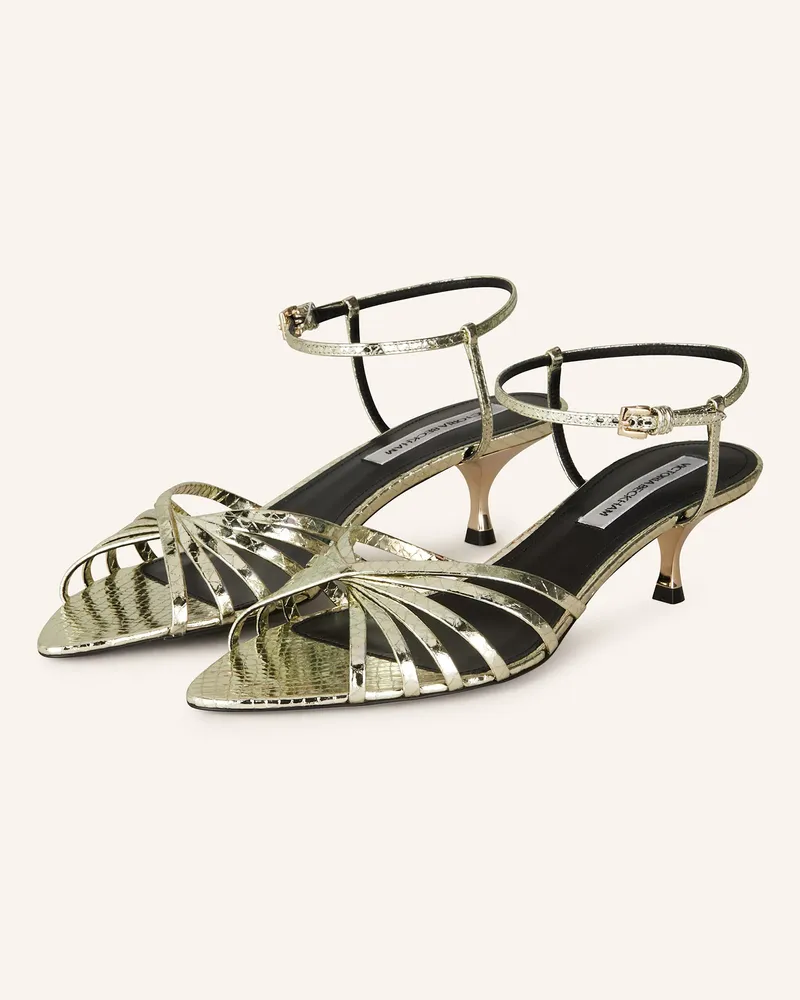 Victoria Beckham Sandalen Gold