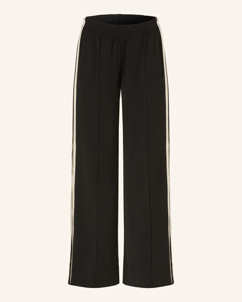 MARC AUREL Marlenehose mit Galonstreifen Schwarz