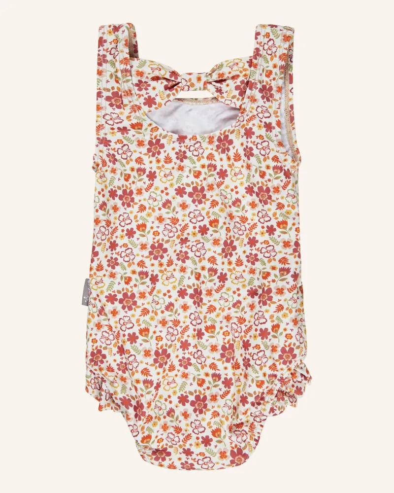 Sterntaler Badeanzug Blumen weiss Beige