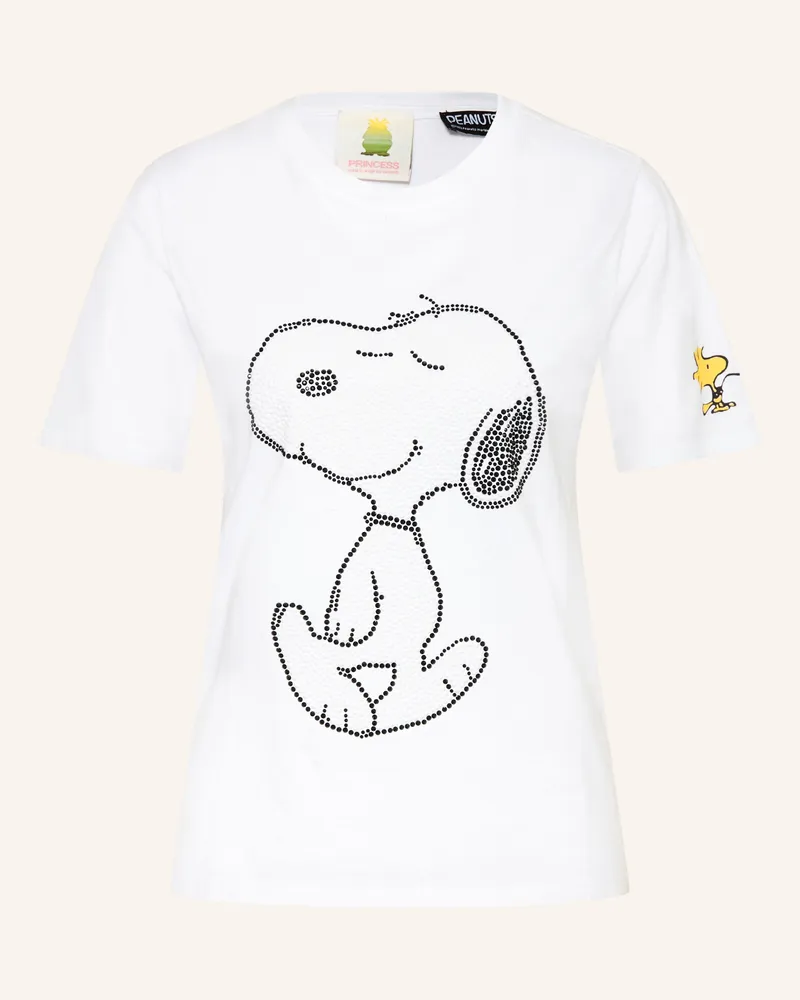Princess goes Hollywood T-Shirt Mit Schmucksteinen weiss Weiss