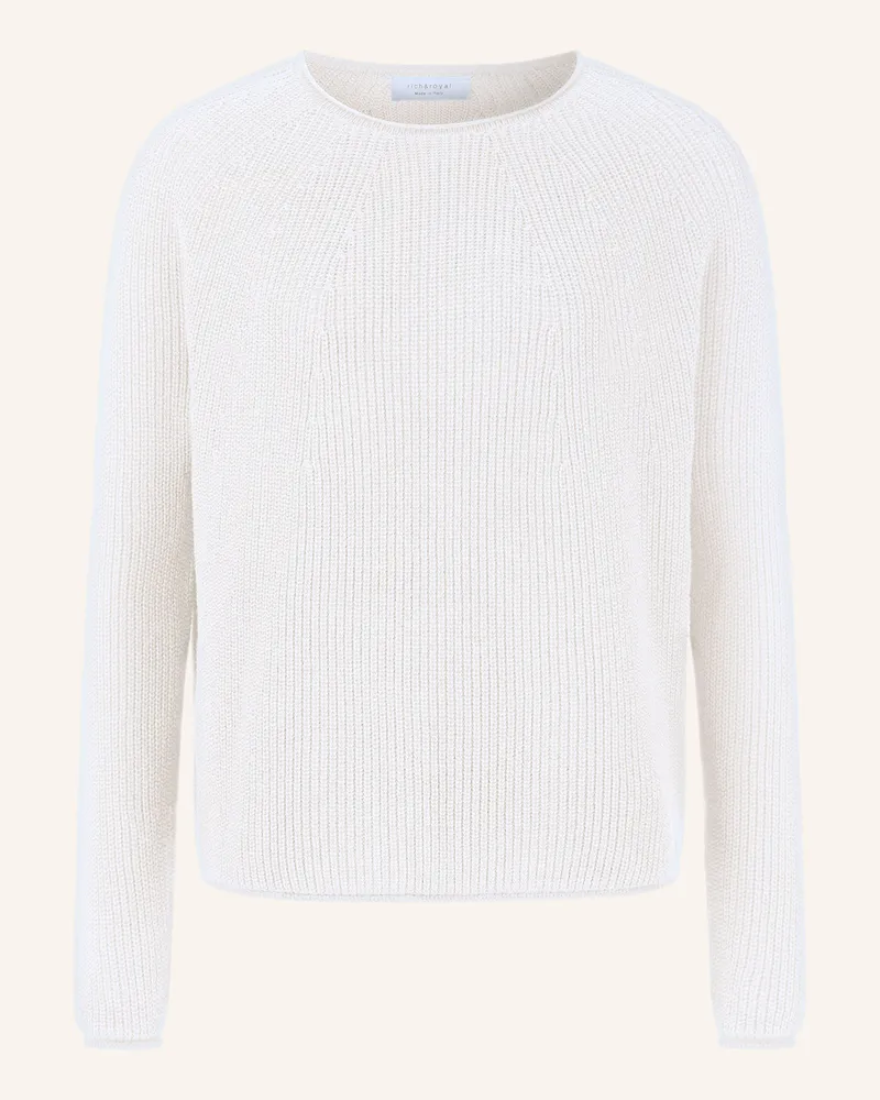 Rich&Royal Pullover Weiss