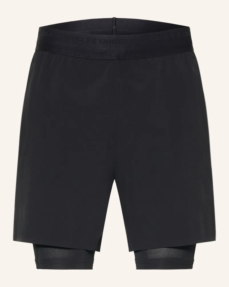 Under Armour 2-In-1-Trainingsshorts Ua Vanish Elite schwarz Schwarz