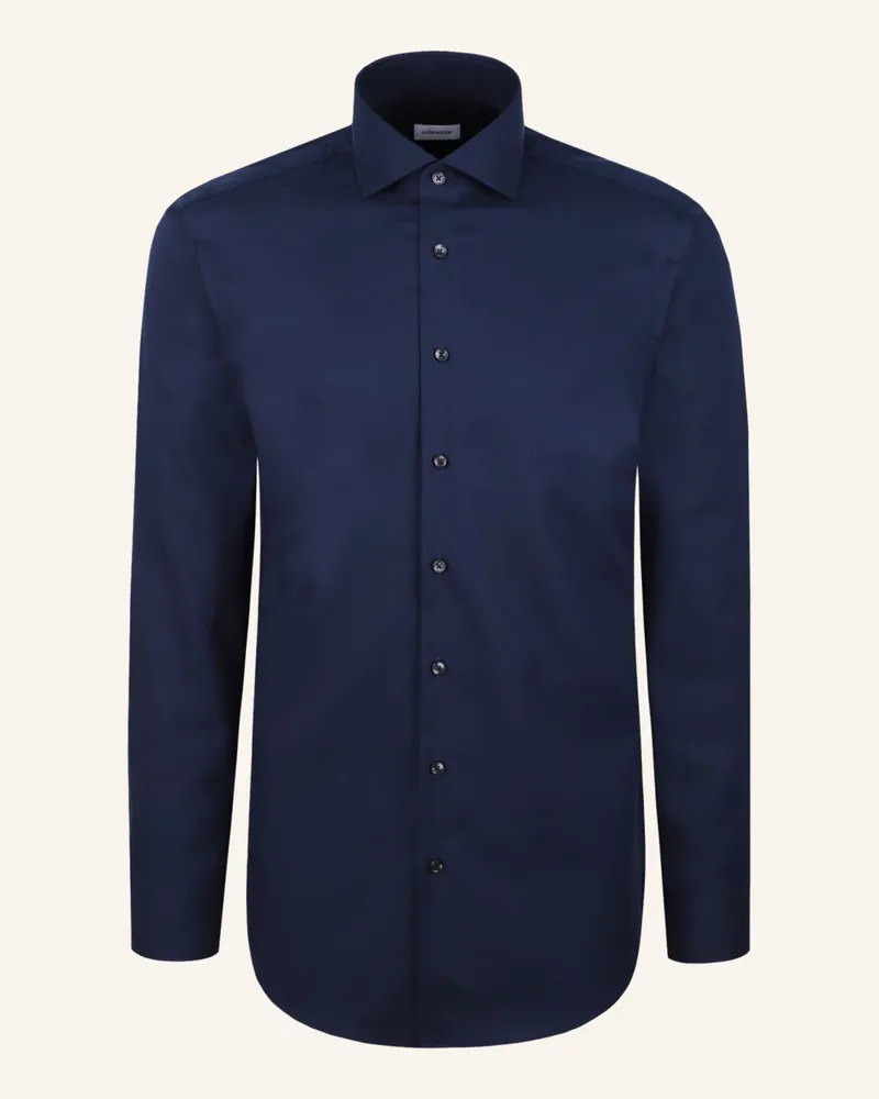 Seidensticker Business Hemd Regular Fit Dunkelblau