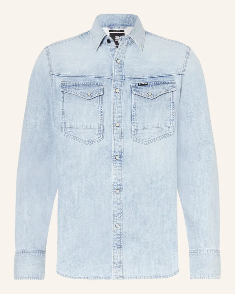 G-STAR RAW Jeans-Overshirt Hellblau