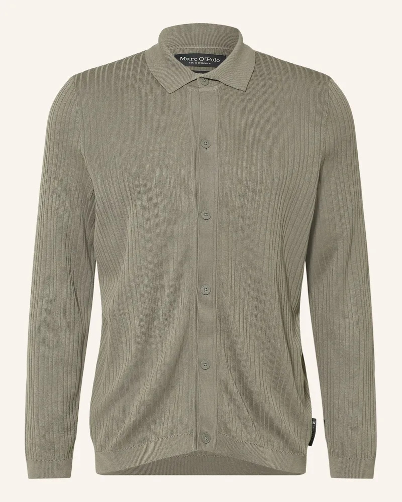 Marc O'Polo Strickjacke grau Dunkelgrau