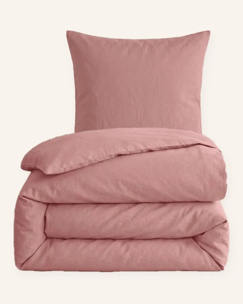 ROYFORT Bettwäsche-Set Perkal rosa Rosé