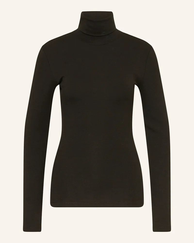 Darling Harbour Rollkragenshirt Schwarz