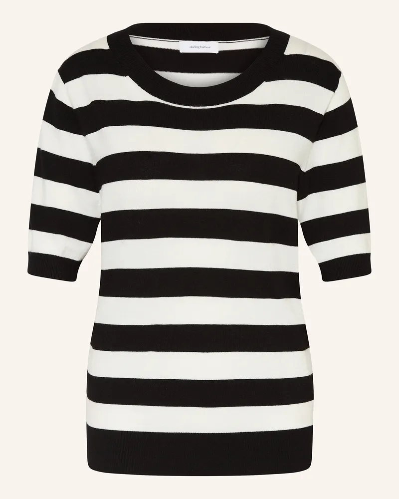Darling Harbour Strickshirt schwarz Weiss