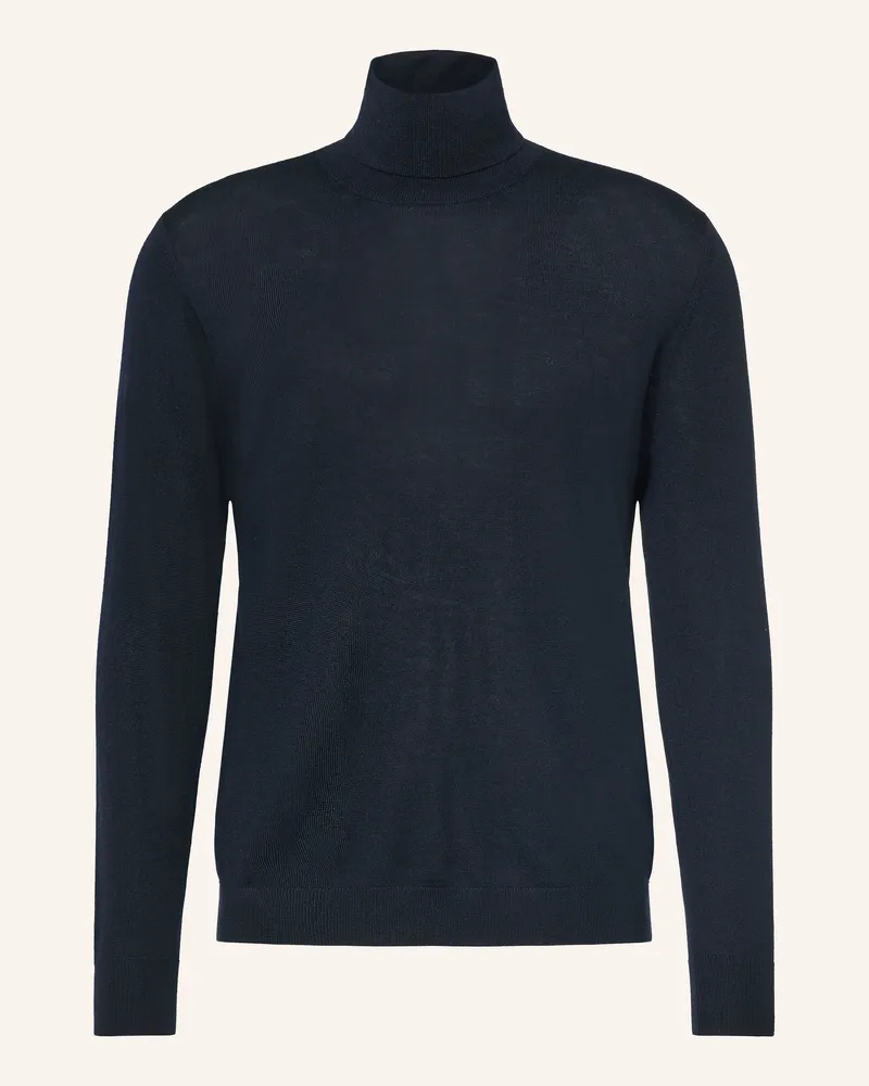Strokesman's Strokesman Rollkragenpullover Aus Merinowolle blau Dunkelblau