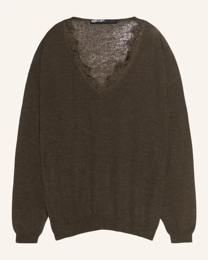 BIMBA Y LOLA Wollpullover braun Braun