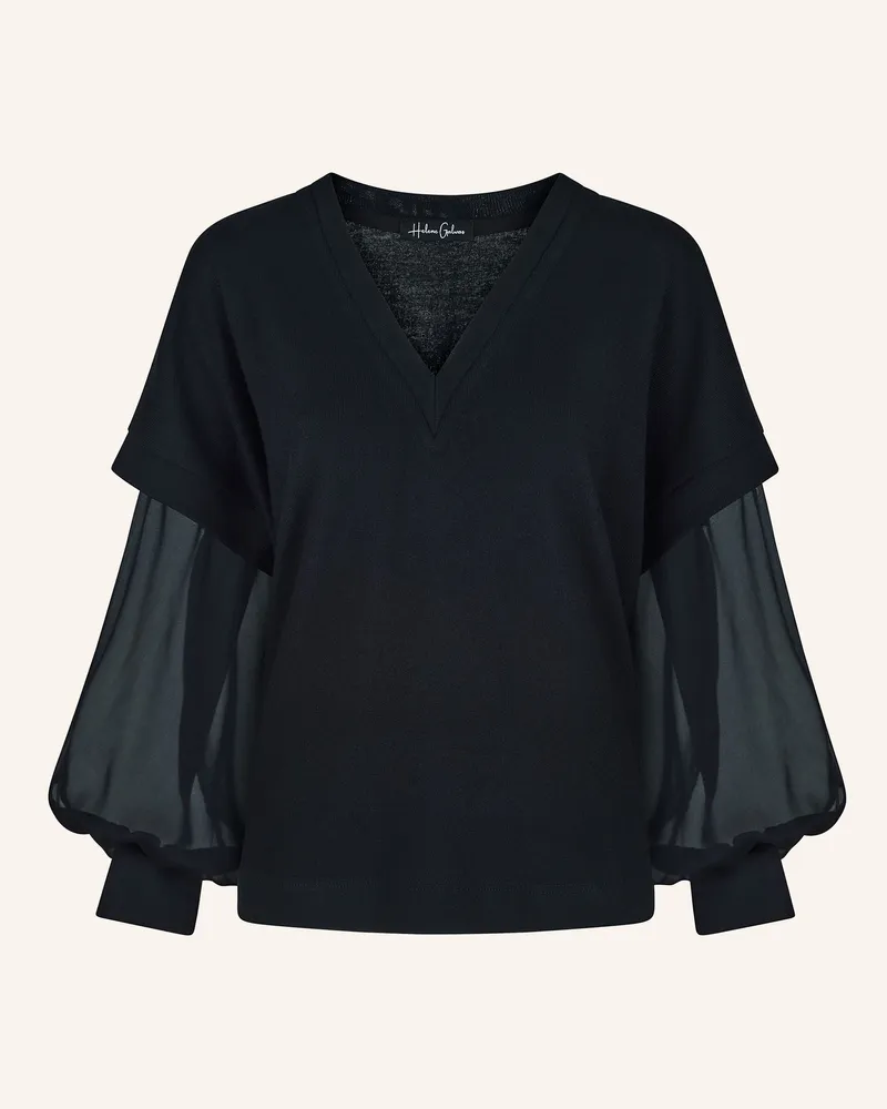 Helene Galwas V-Ausschnitt Pullover Leandra schwarz Schwarz