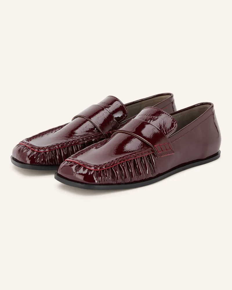 AllSaints Lack-Loafer Julie rot Dunkelrot