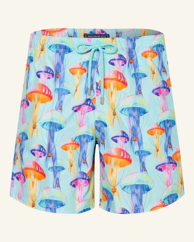 Vilebrequin Badeshorts Moorea blau Hellblau