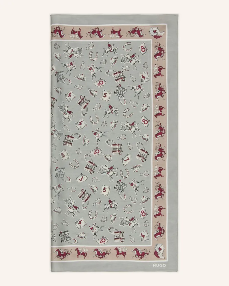 HUGO BOSS Tuch Hellgrau