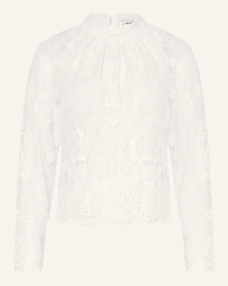 Self-Portrait Blusenshirt Aus Spitze weiss Weiss