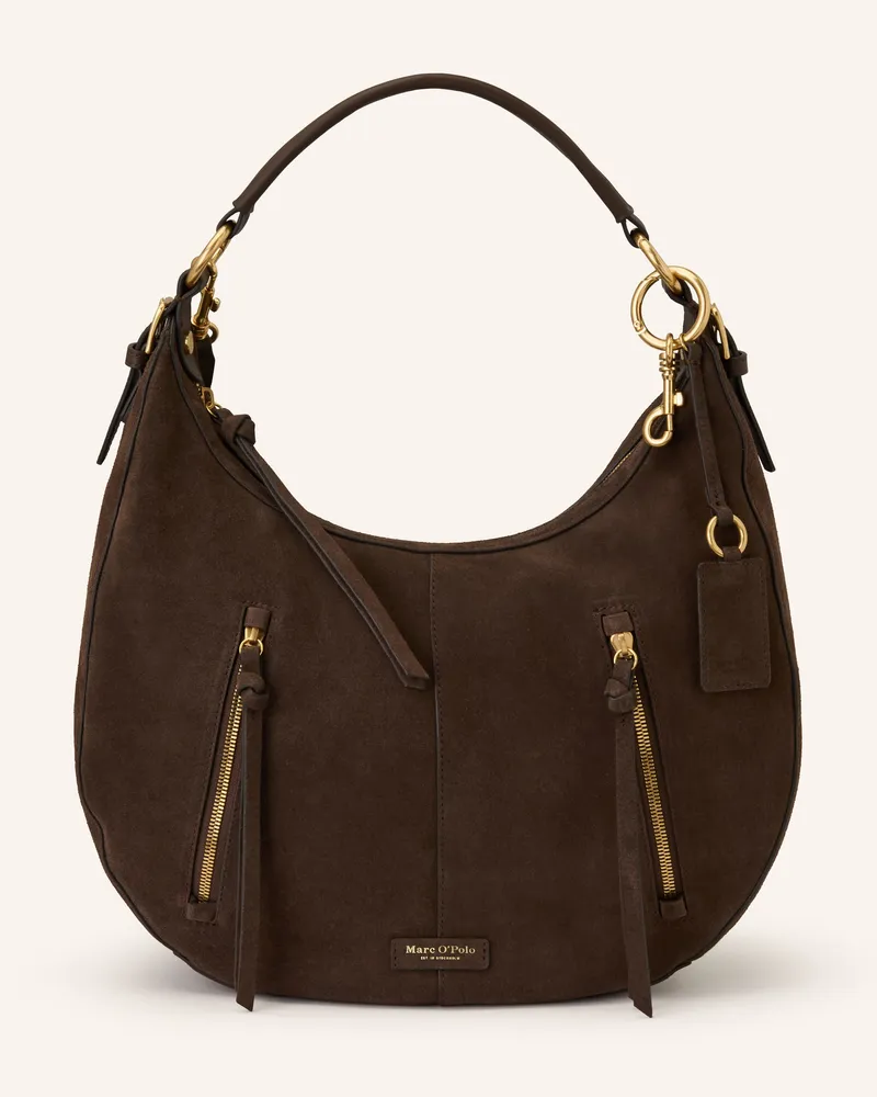 Marc O'Polo Beuteltasche braun Dunkelbraun