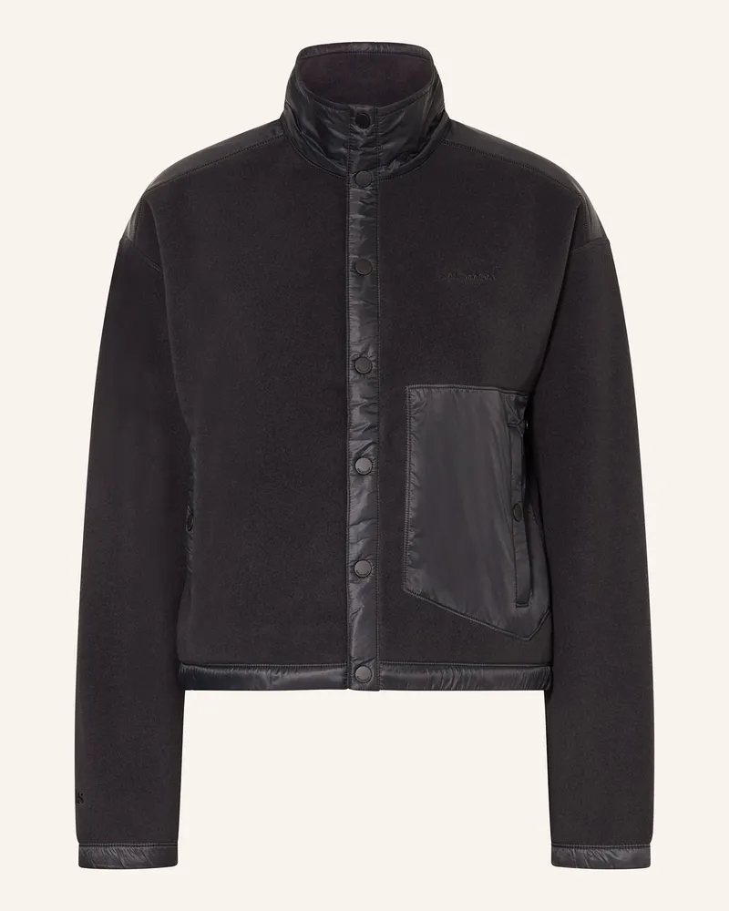 Salomon Fleecejacke Chroma schwarz Schwarz
