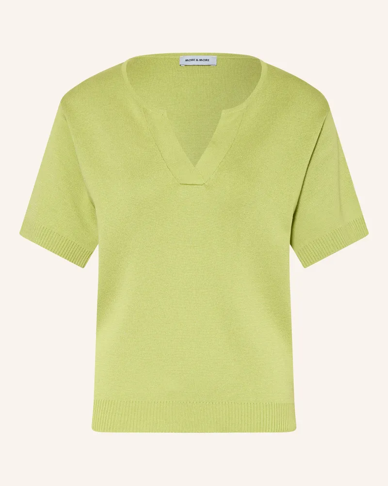 More & More Strickshirt Grün