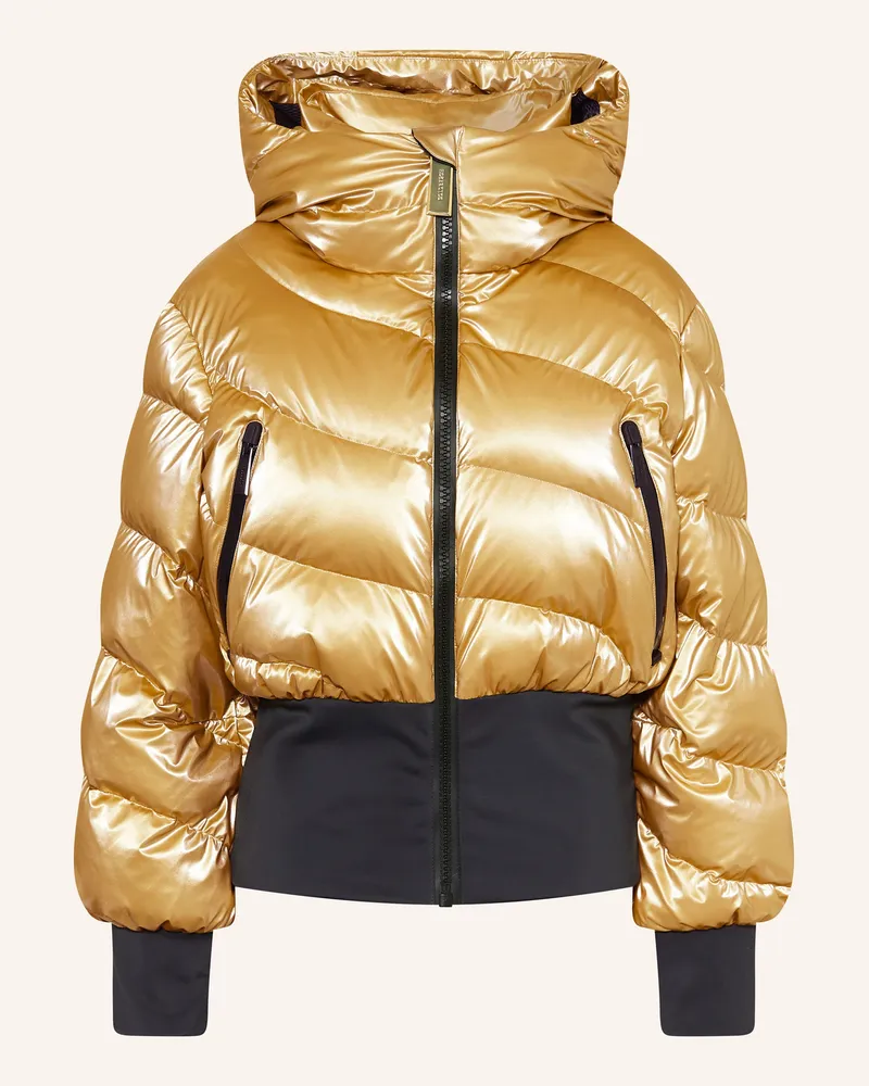 GOLDBERGH Daunen-Skijacke FUSILLI Gold