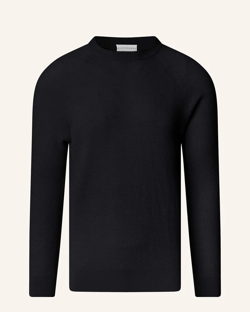 KIEFERMANN Pullover Horold Aus Merino schwarz Schwarz