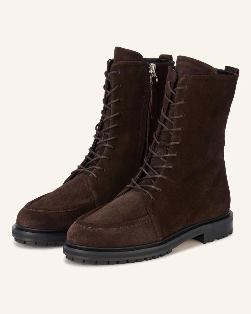 aeyde Schnürboots Tate braun Dunkelbraun