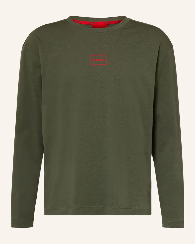 HUGO BOSS Schlafshirt Laze gruen Dunkelgrün
