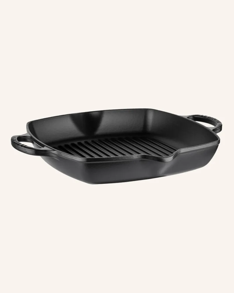 Le Creuset Grillpfanne Signature schwarz Schwarz