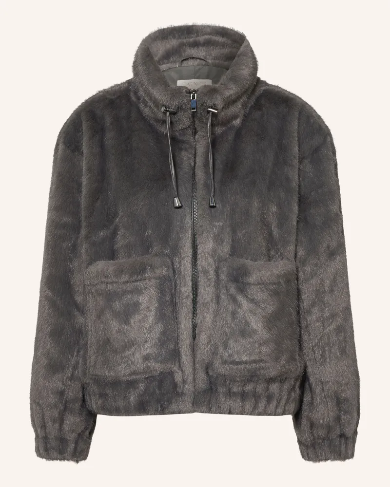 CATNOIR Kunstfell-Jacke grau Dunkelgrau
