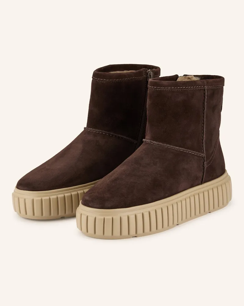 Kennel & Schmenger Plateau-Boots ZAP Dunkelbraun
