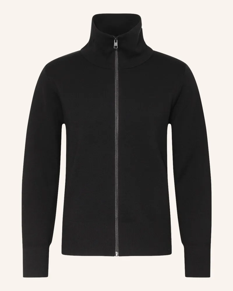 Sandro Strickjacke schwarz Schwarz