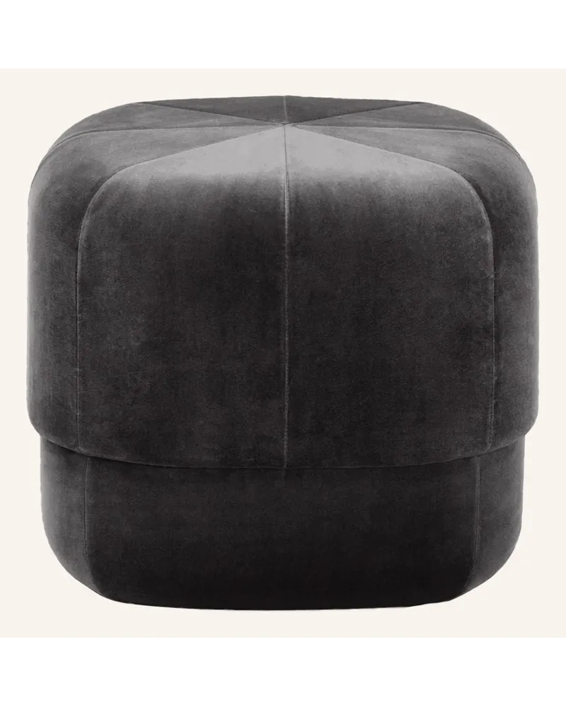 Normann Copenhagen Samt-Pouf CIRCUS Grau