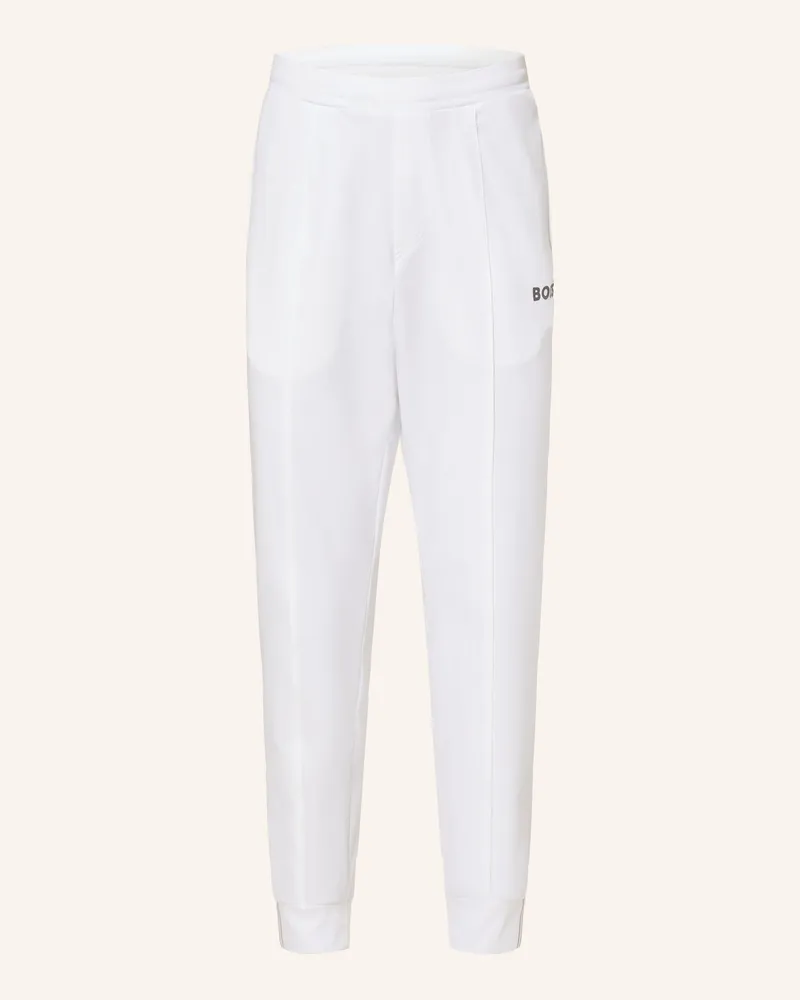 HUGO BOSS Piqué-Tennishose HADIKO Weiss