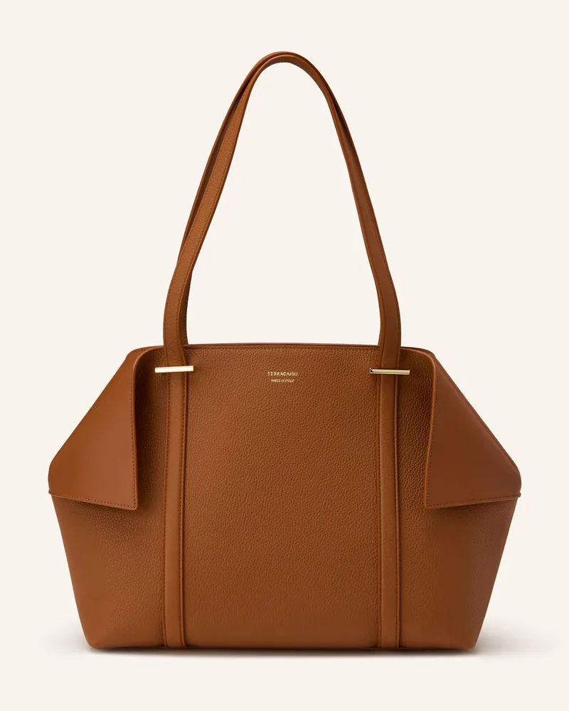 Ferragamo Shopper THE SCARF GRAINY Braun