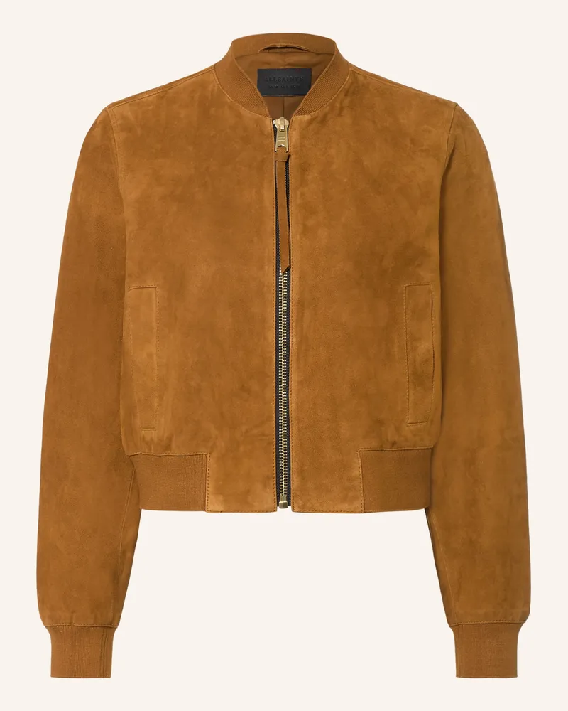 AllSaints Lederblouson Orten braun Braun