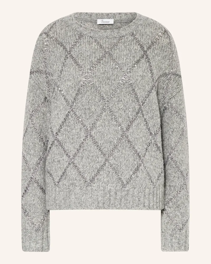 Princess goes Hollywood Pullover mit Pailletten Grau
