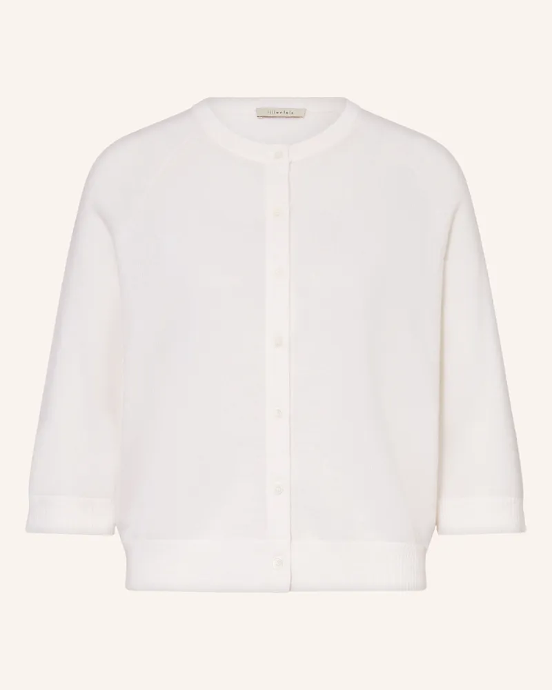 lilienfels Strickjacke aus Cashmere mit 3/4-Arm Ecru