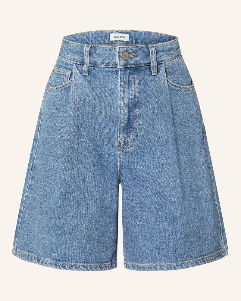 Selected Jeansshorts blau Light