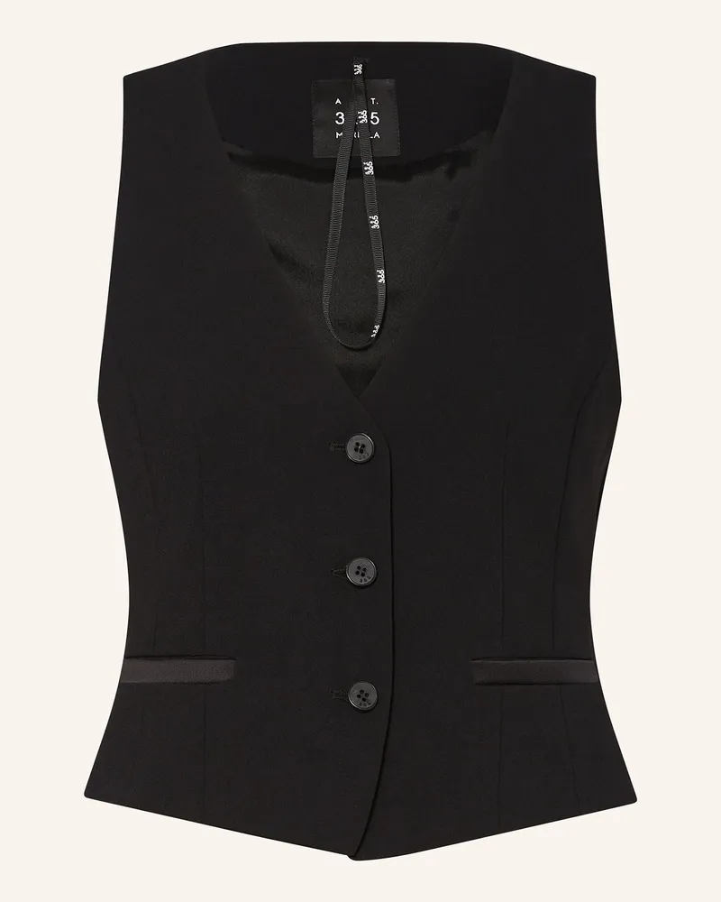 MARELLA Blazerweste schwarz Schwarz