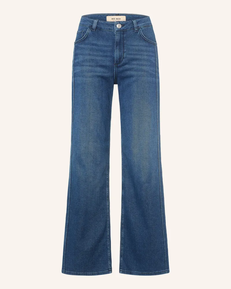 Mos Mosh Wide Leg Jeans Mmdara Lyon blau 447