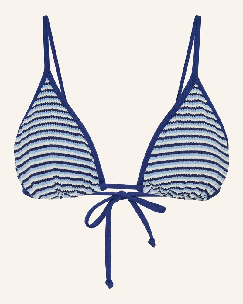 Seafolly Australia Triangel-Bikini-Top Horizons blau Blau