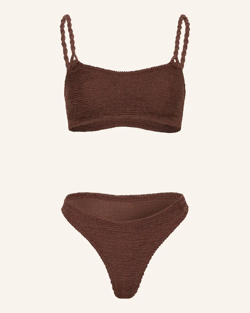 Hunza G Bustier-Bikini PHOEBE Braun
